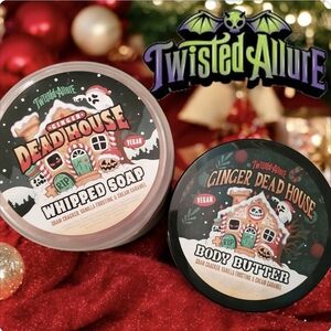 Twisted Allure Ginger "Dead" House (Gingerbread) Whipped Soap & Body Butter set